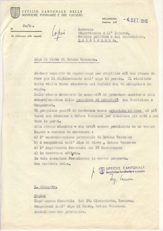 Ufficio cantonale delle bonifiche fondiarie e del catasto