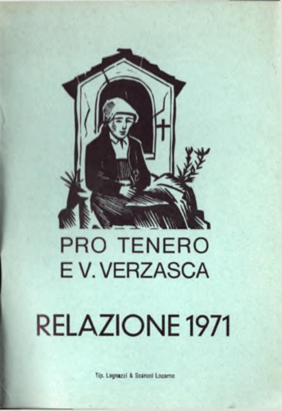 Pro Verzasca : relazione 1971
