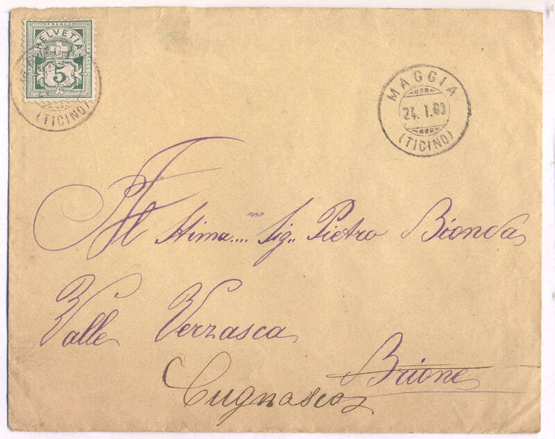 Lettera Pietro Bionda