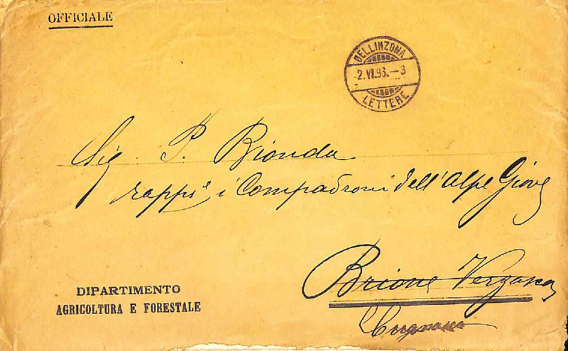 Il Consiglio di Stato ... presa in considerazione l'istanza fatta dai Compadroni dell'Alpe di Giove